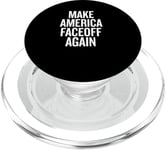 Make America Faceoff Again PopSockets PopGrip for MagSafe