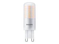 Philips - Led-Lyspære - Form: Kapsel - G9 - 4.8 W (Ekvivalent 60 W) - Klasse E - Varmt Hvitt Lys - 2700 K