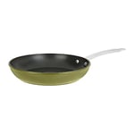 Sitram 715699 Poêle Aluminium Recyclé Ø 26 cm H 5 cm colori Vert Metallisé Revêtement intérieur anti-adhésif sans PFOA - Manche en Inox Riveté - Tous feux dont induction