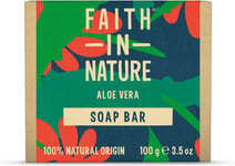 Faith In Nature Natural Aloe Vera Hand Soap Bar, Rejuvenating, Vegan & Cruelt...