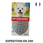 ADVANTIX¹Chien Traitement Puce Tique Leishmaniose Flea 4-10 kg Bte 4 Pipettes FR