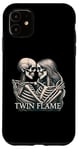 iPhone 11 Twin Flame Skeleton Couple Eternal Love Lovers Forever Case