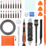 42pcs Kit D'outils De Réparation De Téléphone Portable, Kit De Nettoyage, Kit De Précision De Tournevis, Kit D'outils, Adapté Iphone, Ipad, Apple Watch, Macbook