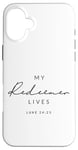 Coque pour iPhone 16 Plus My Redeemer Lives Christian Men & Women That Love Jésus Joy