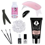 11st Acrylic Gel - Poly Builder Gel Kit med Led-lampa - Nude