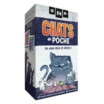 Chats DE Poche - Jeu de société 2 Joueurs- Jeu 8 Ans et Plus - Chiens et Chats - Duel Tactique - Jeu familiale - Format Poche - Lumberjack Studios - Blackrock games