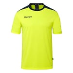 Kempa Emotion 27 Shirt Manches Courtes Maillot de Handball T-Shirt de Sport pour Enfants et Adultes - pour Hommes et garçons Maillot de Handball