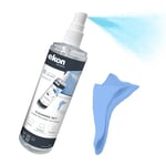 Ekon Display écrans Spray avec tissu en microfibre, 250ml, Kit de nettoyage pour moniteurs, ordinateurs portables, appareils photo, caméscopes, MacBooks, téléviseurs, Smart TVs, Smartphones, Tablettes