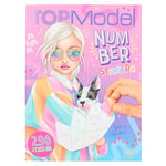 Depesche Fantaisie 12485 TOPModel Fantasy Number Livre 16 Pages pour créer des Tenues par numéros, y Compris 8 Feuilles de Stickers, Multicoloured, Mittel