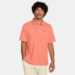 Polo Under Armour Tech™ pour homme Flare Orange / Pitch Gris / Pitch Gris S