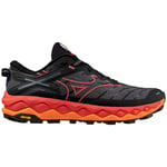Mizuno Wave Mujin 10 - Chaussures trail homme Black / Cayenne / Nasturtium 42.5