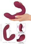 Vibromasseur vaginal Rabbit double gode vibrant clitoris vaginal en silicone