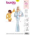 Burda 2373 - 70-talls kostyme Dame EUR: 34-44, US: 8-18