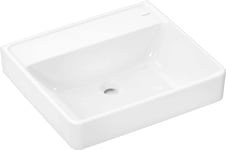 Hansgrohe Xanuia Q Vegghengt Servant 55x48 cm, u/bl.hull, u/ol, Hvit m/SC - 61148450