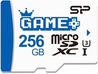 Silicon Power Carte Mémoire Micro Sd Sdxc Avec Adaptateur Compatible Avec Nintendo Switch 256 Go