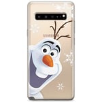 ERT GROUP Coque de Protection pour Samsung S10 5G - Motif Disney La Reine des Neiges 002 - Parfaitement adaptée à la Forme du téléphone Portable, partiellement Transparent