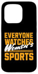 Coque pour iPhone 15 Pro Tout le monde montre le sport féminin / soutient les athlètes féminines