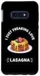 Coque pour Galaxy S10e Lasagne I Just Freaking Love Lasagna Food Lover