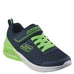 Skechers Garçon 403773l Nvlm Basket, Navy Lime, 43 EU