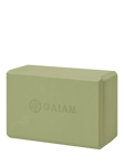 Gaiam Yoga Block, Vintage Green