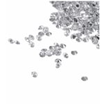 100 pack diamanter silver bordsdekorationer fest dop bröllop silver och metall 1cm