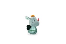 Lilliputiens - Mini hochet Joe le Dragon - Jouet d’éveil sensoriel pour bébé - Stimule la vue, l’ouïe et la motricité - Idéal dès la naissance - Peluche douce et amusante à découvrir - 83480