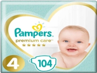 Pampers Premium Care 4 blöjor, 9-14 kg, 104 st.