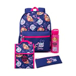 Paw Patrol Girls Skye & Everest Ryggsäck Set (4-pack) En Storlek Blå Blue One Size