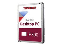 Toshiba P300 Desktop PC - Disque dur - 4 To - interne - 3.5" - SATA 6Gb/s - 5400 tours/min - mémoire tampon : 128 Mo