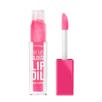 Rimmel Oh My Gloss! Lip Oil 003 Berry Pink, Juicy Shine, Hydrates & Naturally Plumps, Moisture Boost, Vitamin E, Replenishes & Restores the Lips, Coconut Oil, Non-Sticky, Vegan & Cruelty Free