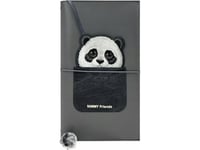 Nimmy 2In1 Anteckningsbok + Penna Svart Big Eyed Pet 2.0 Panda