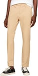 Tommy Jeans Men Trousers Austin Slim Fit Chino, Beige (Tawny Sand), 32W/30L