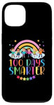 iPhone 13 100 Days Smarter 100th Day Of School Teacher Rainbow Kids Case