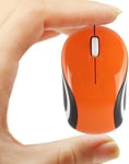 Mini souris sans fil mignonne pour ordinateur portable, petite taille, portable, compacte, voyage, souris optique USB, 3 boutons, 1600 dpi, souris sans fil pour PC, ordinateur portable, MacBook