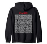 Psalms 91 Full KJV Bible Verse Protection & Safety Blessing Zip Hoodie