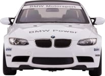 Rastar Bmw M3 Hvit Rastar Modell 1:14 Fjernstyrt Bil + 2,4 Ghz Fjernkontroll