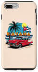 Coque pour iPhone 7 Plus/8 Plus Cuban Flag Cuba Miami Havana Spanish Latino Caribbean Island