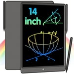 Richgv 14 inch Colorful LCD Writing Tablet for Toddlers, Kids, Adults. Graphics Drawing Tablets, LCD Writing & Drawing Board, Portable Digital Writing pad at Home, School Office. Learning Toy Upgrade