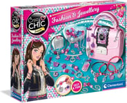 Clementoni 18598 Crazy Chic Fashion  Jewellery Kit for Children, Ages 7 Years P