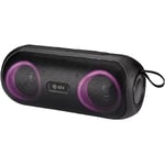 QTX | PartyPod: Bluetooth Party Speaker with LED Light Show | 16W of Power & Splash Resistant