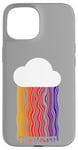 iPhone 15 Cloud with Rainbow Rain Code Wave Case