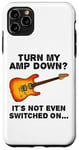 Coque pour iPhone 11 Pro Max Baissez mon ampli, église de guitare électrique drôle