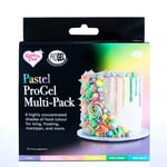 Rainbow Dust ProGel Geléfärger pastell 6-pack -