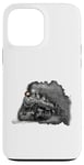 Coque pour iPhone 13 Pro Max Locomotive à vapeur Train Train Train Big-Boy Train 4014