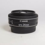 Canon Used EF-S 24mm f/2.8 STM Wide Angle Pancake Lens