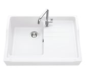 Evier granit 1 bac EV359 60 x 89 cm blanc