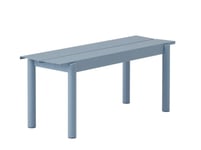 Muuto -Linear Hagebord 200 cm, Pale blue 