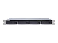 QNAP TS-431XeU - Serveur NAS - 4 Baies - rack-montable - SATA 6Gb/s - RAID 0, 1, 5, 6, 10, JBOD, disque de réserve 5 - RAM 2 Go - Gigabit Ethernet / 10 Gigabit Ethernet - iSCSI support - 1U