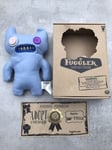 Fuggler Funny Ugly Monster Indecisive Monster Periwinkle Blue Soft Toy BRAND NEW