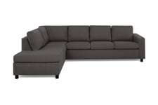 Soffa Nevada 3-sits med Schäslong Vänster - Mörkgrå 3 sits soffa divan Grå Scandinavian Choice